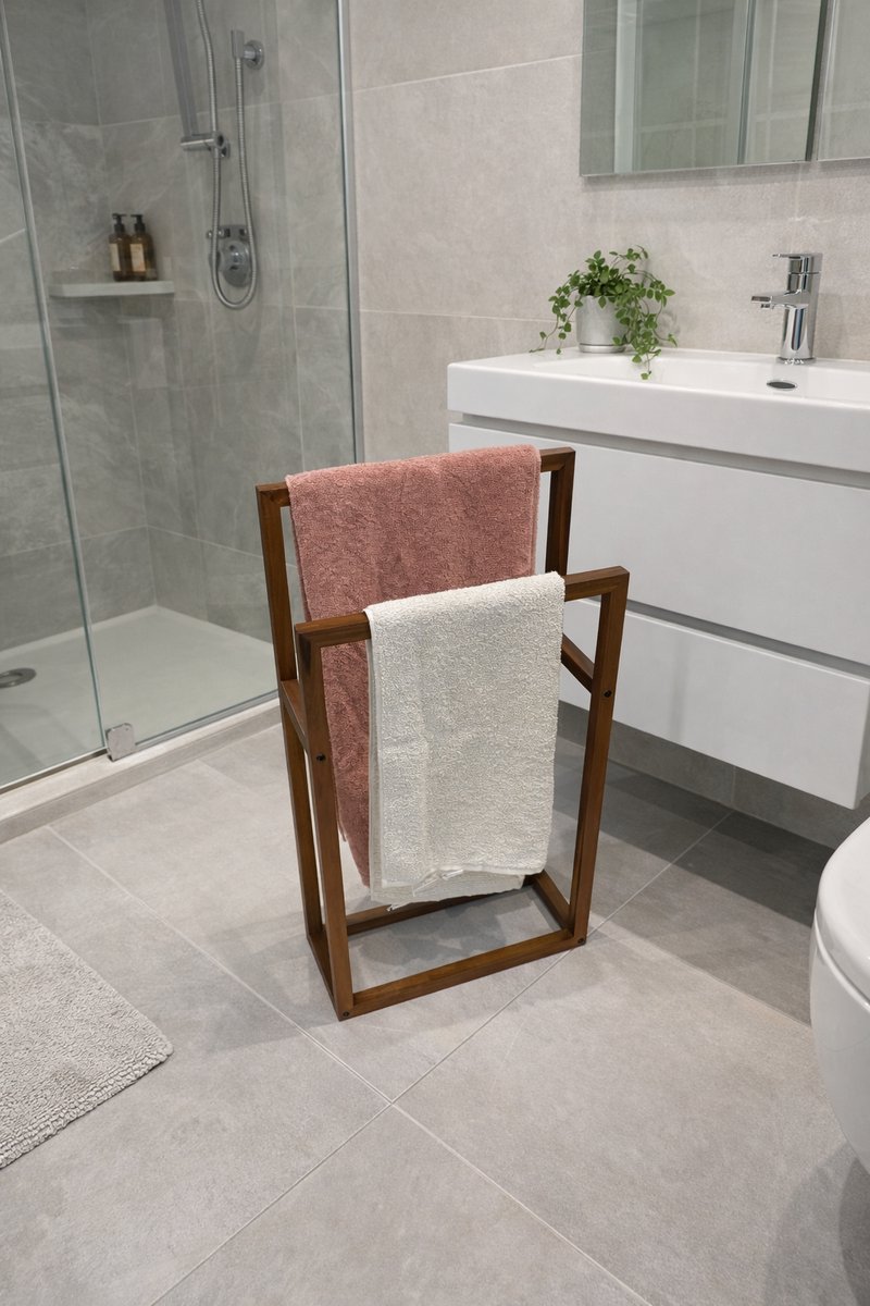 Clarysse - Wooden Towel Rack - 45x83x20cm (LxHxW)