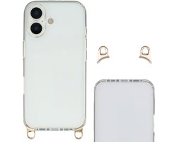 Selencia Hoesje met Afneembare Haakjes voor Koord - Geschikt voor Apple iPhone 17