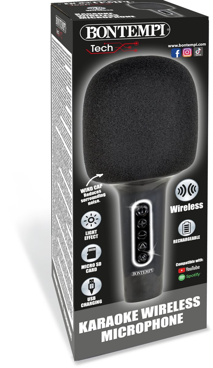 Bontempi Spa Bontempi - karaoke draadloze microfoon