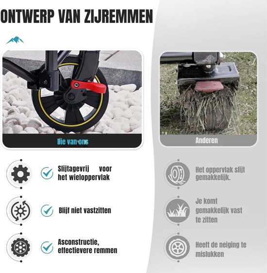 RWB® Bolderkap Opvouwbaar Luchtbanden - Bolderkar - Bolderkar Opvouwbaar van Merkloos — afbeelding 5