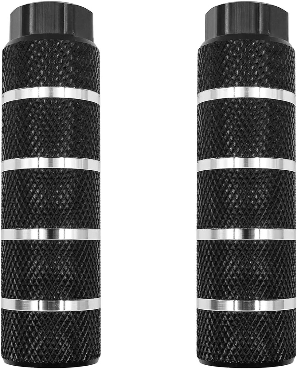 Fiets Voetstandaard Stunt Pegs Metaal - Heavy-Duty Achter Pegs - Fietsaccessoires voor Stuntrijden - Zwart - Geschikt voor Fietsen - Robuust en Duurzaam Model