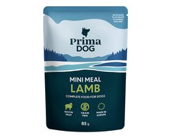 PrimaDog Hondenvoer Mini Meal Lam - 85 gram