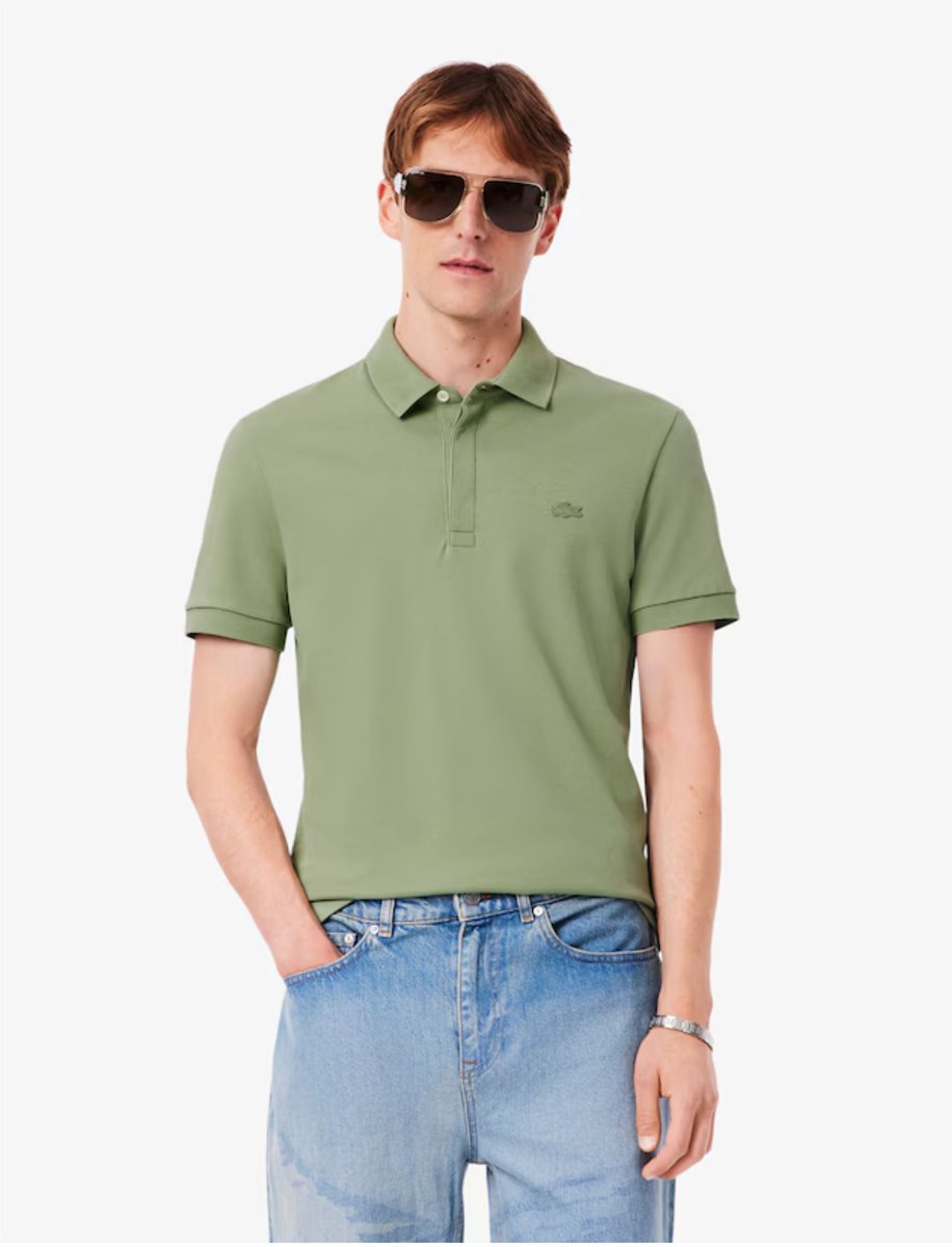 Lacoste Polo heren Paris regular fit PH5522/BMY Groen