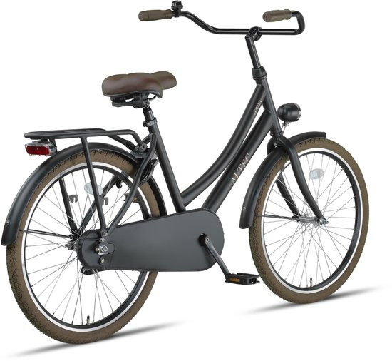 Altec Roma - Meisjesfiets - Kinderfiets - Omafiets - Terugtraprem - 24 inch - Mat Zwart van Altec — afbeelding 3