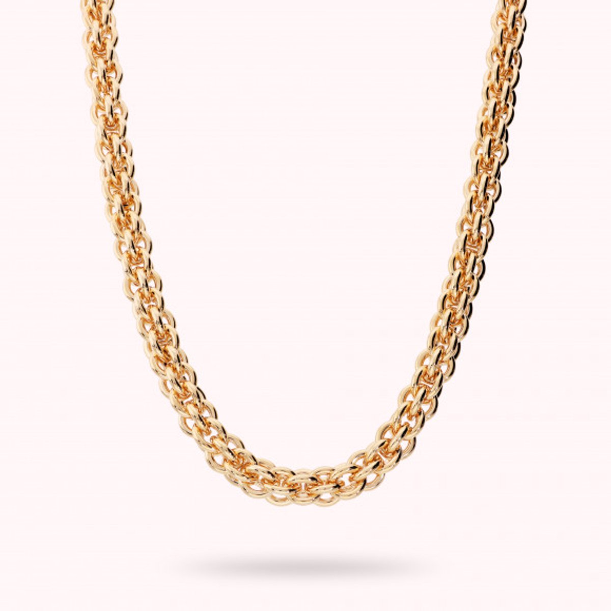 Bronzallure Polished Chain Necklace WSBZ02519Y.YG Brons 42