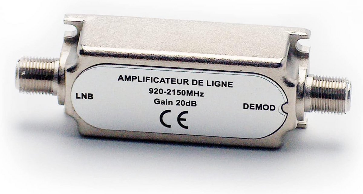 Lijnversterker 20dB voor Antennesignaal - Breedband Versterking 920-2150 MHz