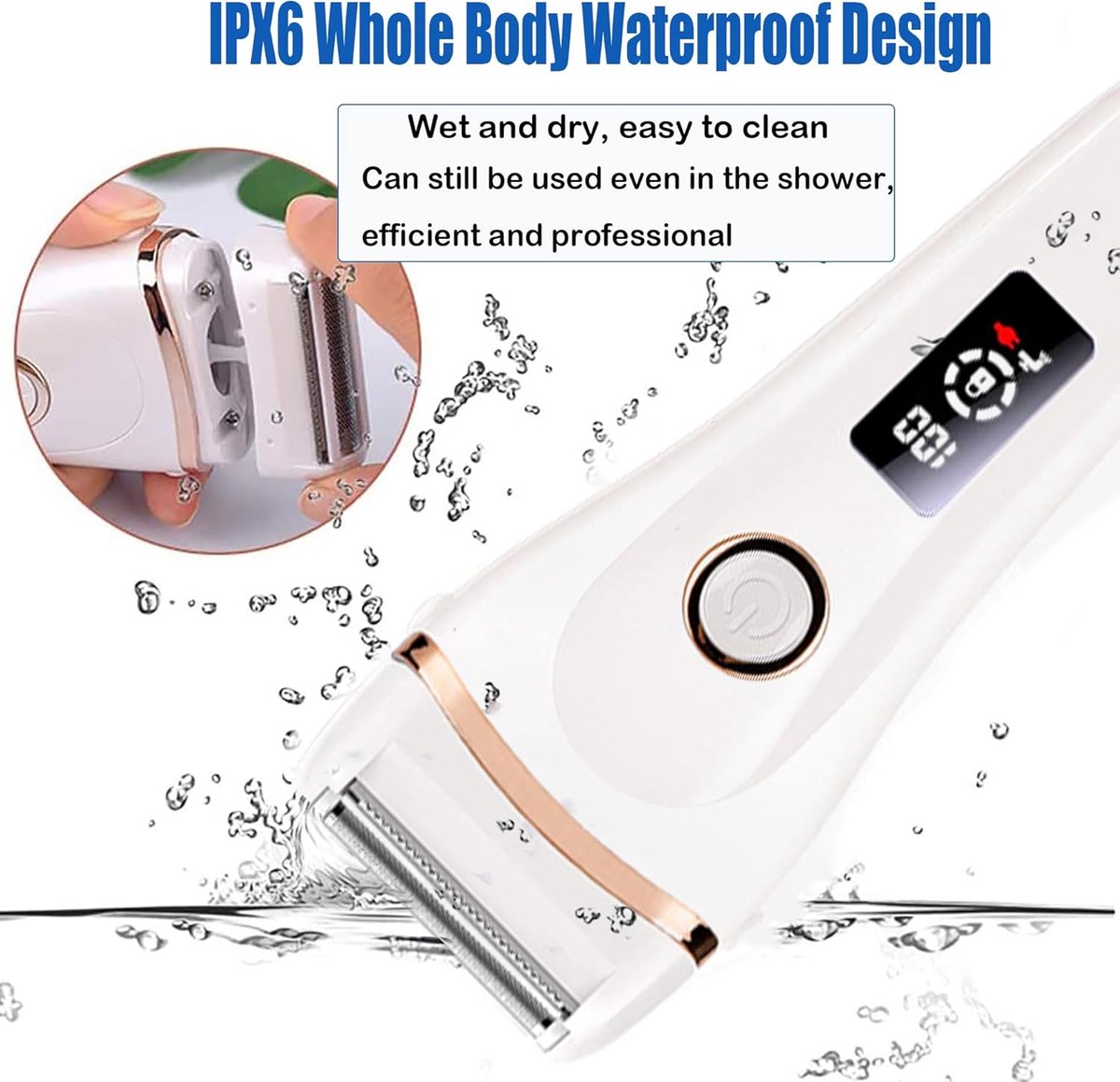 The Cozy Edit Oplaadbare Ladyshave Draadloos Scheerapparaat - afbeelding 3