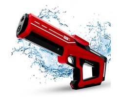 Pumpify Waterpistool – Buitenspeelgoed – Elektrisch Waterpistool – Super Soaker – Waterspeelgoed – Met Flits Bij Ieder Schot – Watergeweer – Speelgoed – 4 Jaar – 5 Jaar – 6 jaar – 7 jaar – 8 jaar – Glock – Waterblaster – Modern Rood