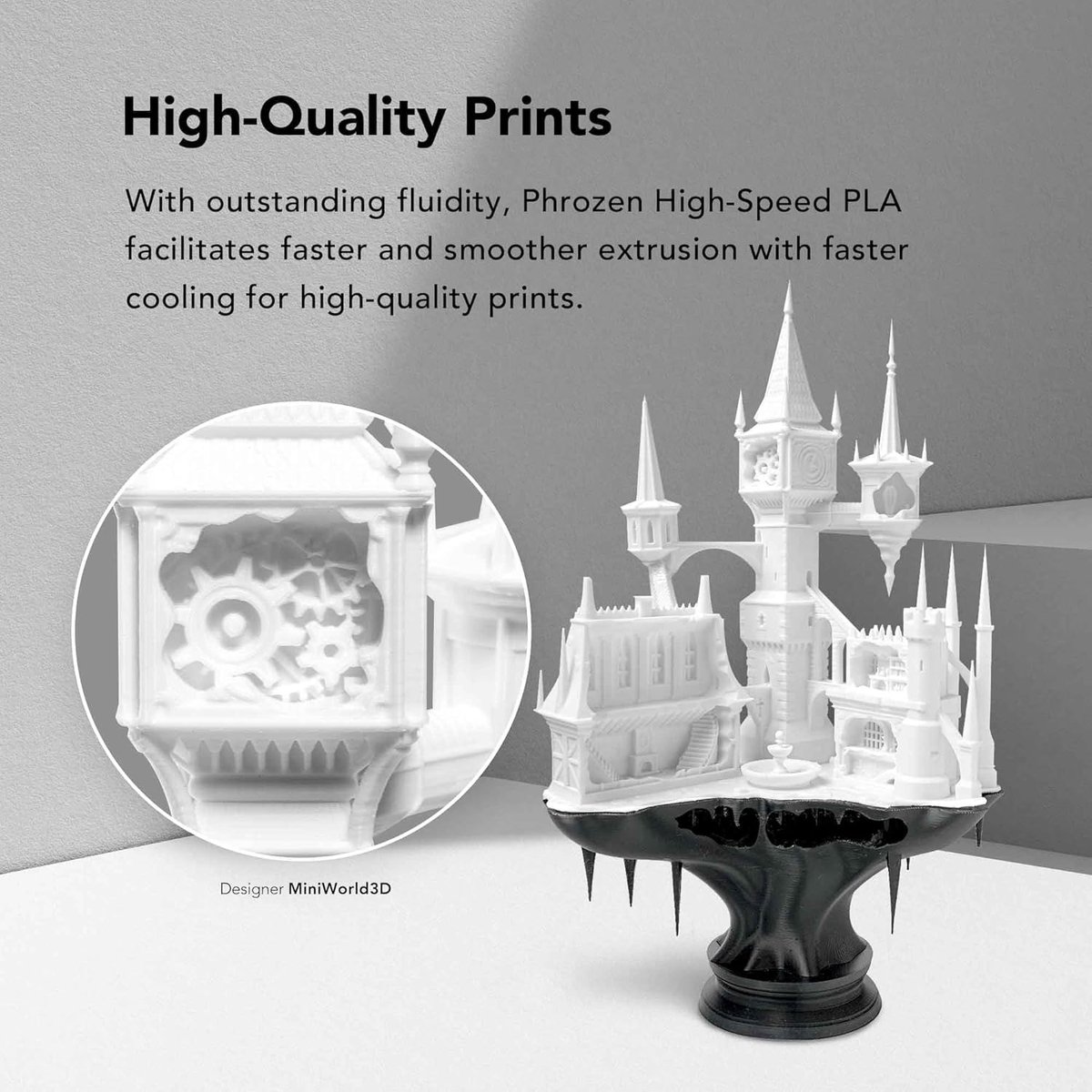 Hoge Snelheid PLA Filament 1.75mm 1kg Rood voor 3D Printer