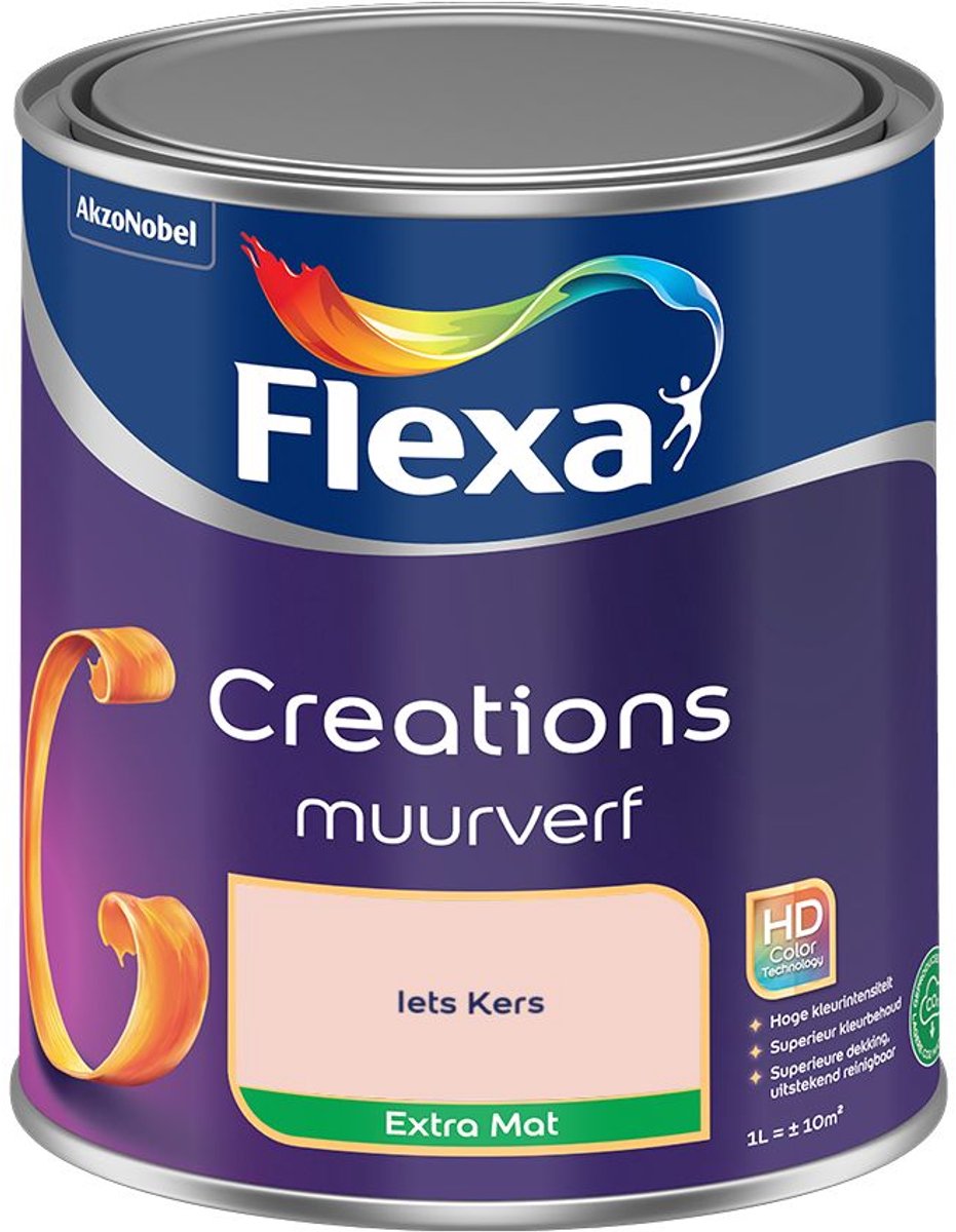 Flexa Creations Muurverf Extra Mat Iets Kers 1 L