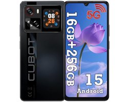 CUBOT X100 Smartphone - 5G - 16GB RAM - 256GB ROM - 5100 mAh - 6.88 inch 120Hz - Android 15 - NFC - OTG - Zwart