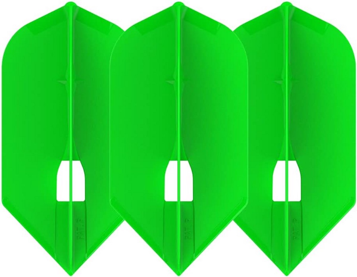 Dartpijlen Flights Slim Vorm Lime Groen