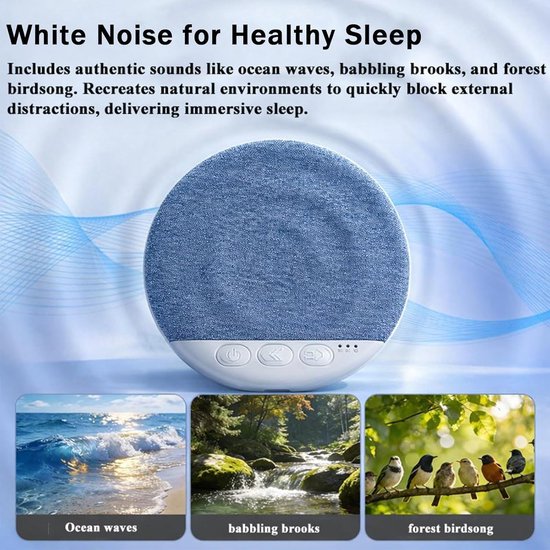 Slaapsprekers - Slaapkussenluidspreker - Onderkussen Bluetooth Speaker - mini-slaaphulpmiddel met botgeleiding - Botgeleiding Technologie - stereobas - Draadloos - timer voor witte ruis en draadloze slaapondersteuningsfunctie - Blauw van Merkloos — afbeelding 5