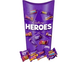 Cadbury Heroes Share Box - (UK) - Dairy Milk - Creme Egg - Crunchie - Wispa - Caramel - Eclair - Twirl