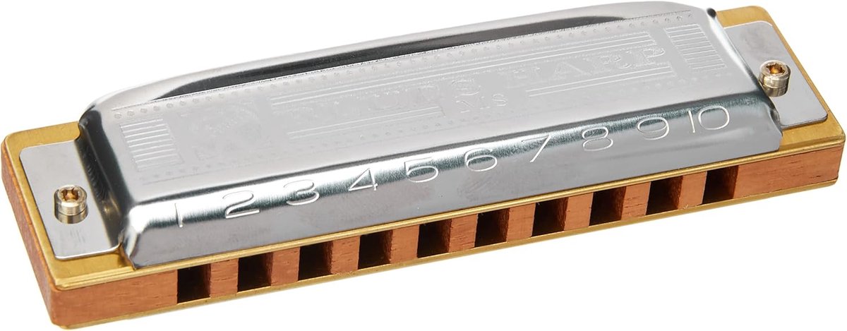 Mondharmonica in F voor Blues en Folk Muziek