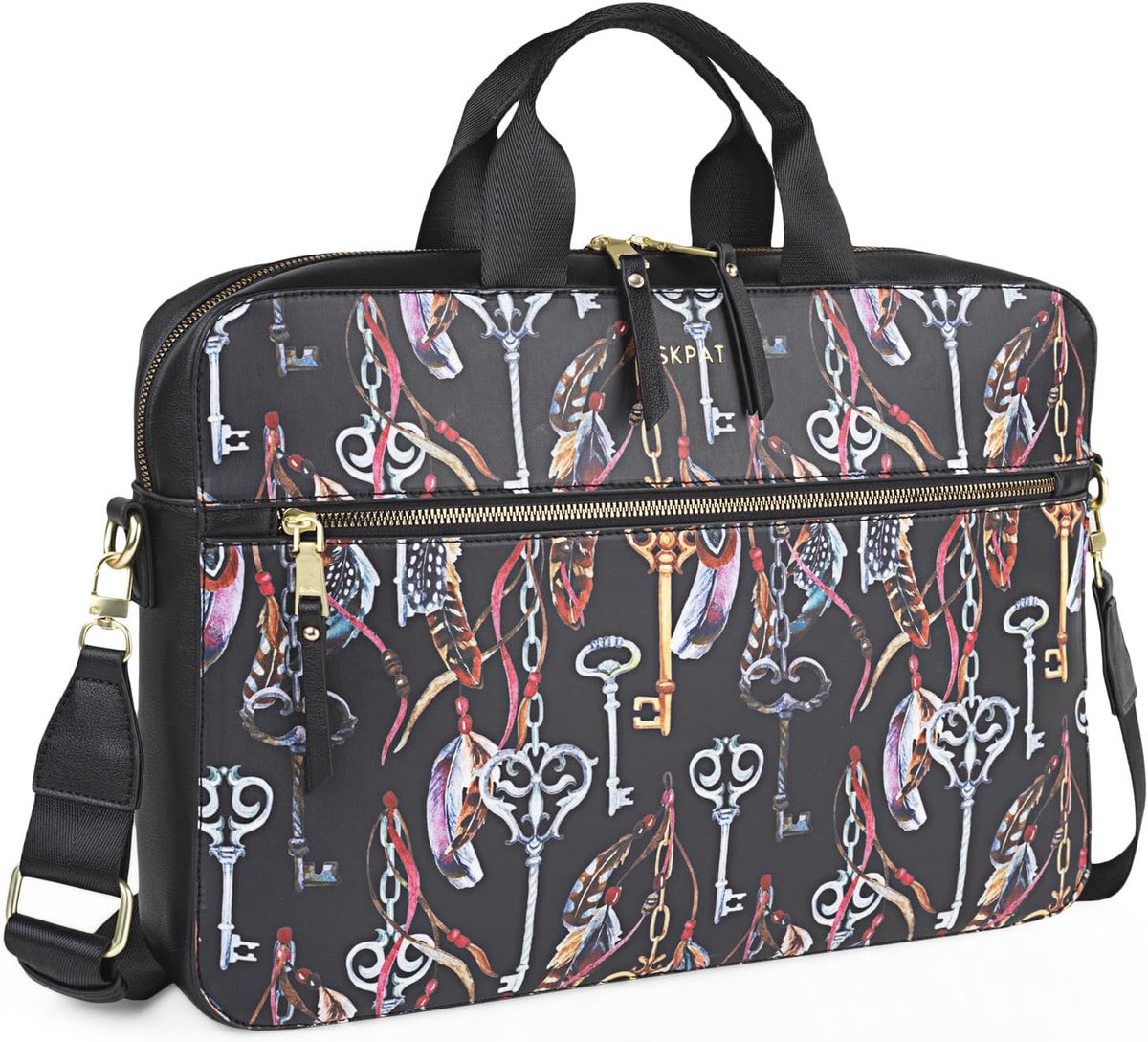 Elegante Laptoptas voor Dames - PU Leer met Verstelbare Schouderriem