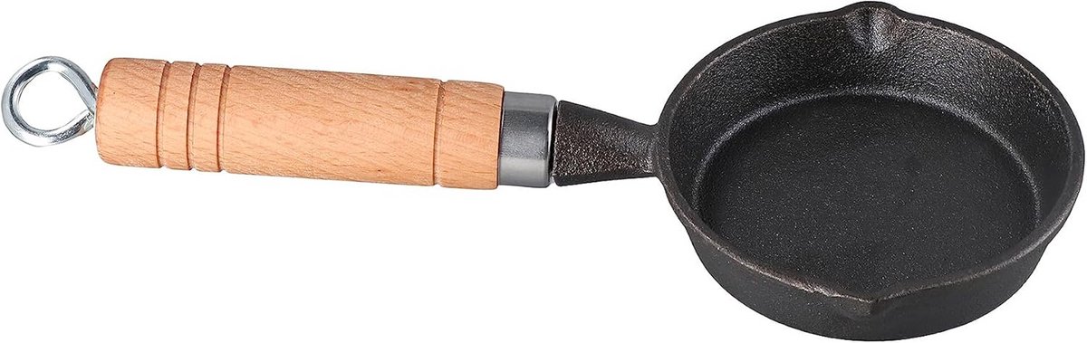 Gietijzeren Mini Koekenpan voor Eieren en Omeletten - Non-stick