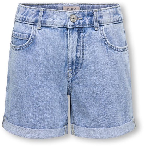 ONLY KIDS - KOGVEGA REG MOM SHORTS DNM BJBOX NOOS Meisjes Broek - Maat 158