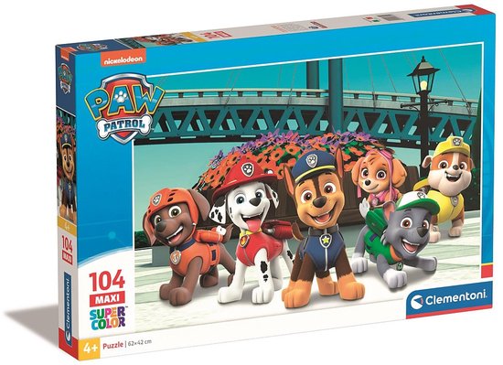 Clementoni - Puzzel - 104 Stukjes - Paw Patrol - Kinderpuzzel vanaf 6 ...