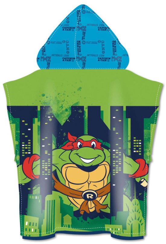 Ninja Turtles badponcho sneldrogend 55x110cm — afbeelding 2