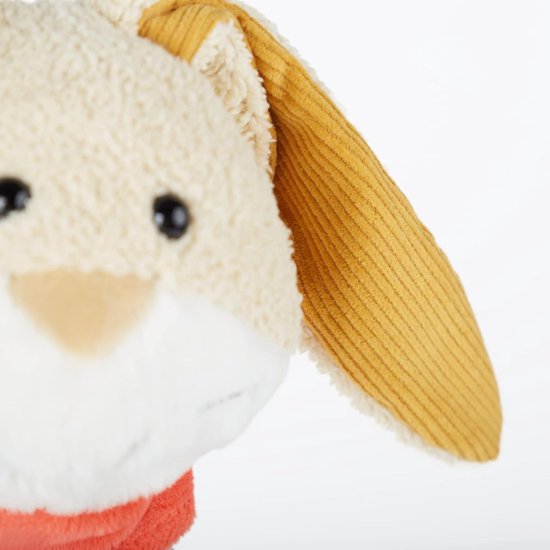 Zacht Pluche Konijn Knuffeldier met Patchwork Details voor Baby's en Kinderen — afbeelding 2