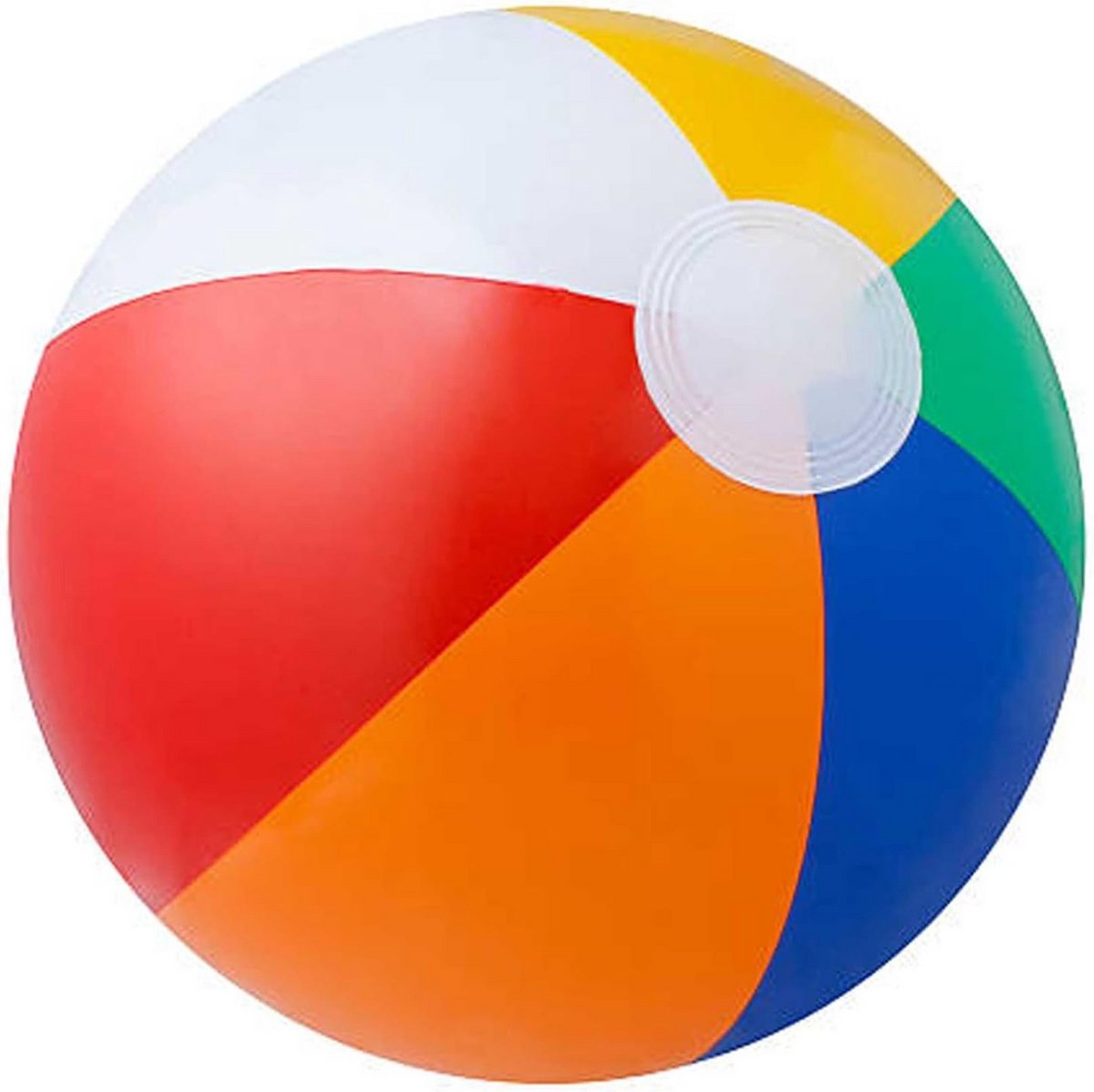 Set van 12 Grote Strandballen - Regenboog Kleurrijk Opblaasbaar Speelgoed voor Zomer, Strand en Zwembad
