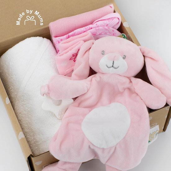 Luxe Babypakket voor Pasgeboren Meisjes: Dekentje, Badcape en Hydrofiele Doeken van LUXE. — afbeelding 2