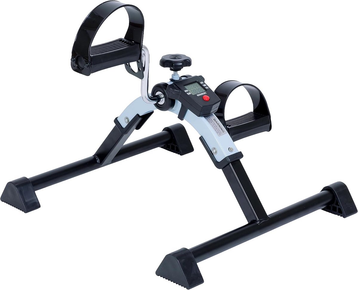 Onder Desk Hometrainer Trappertje met LCD Display - Volledig Geassembleerd & Opvouwbaar