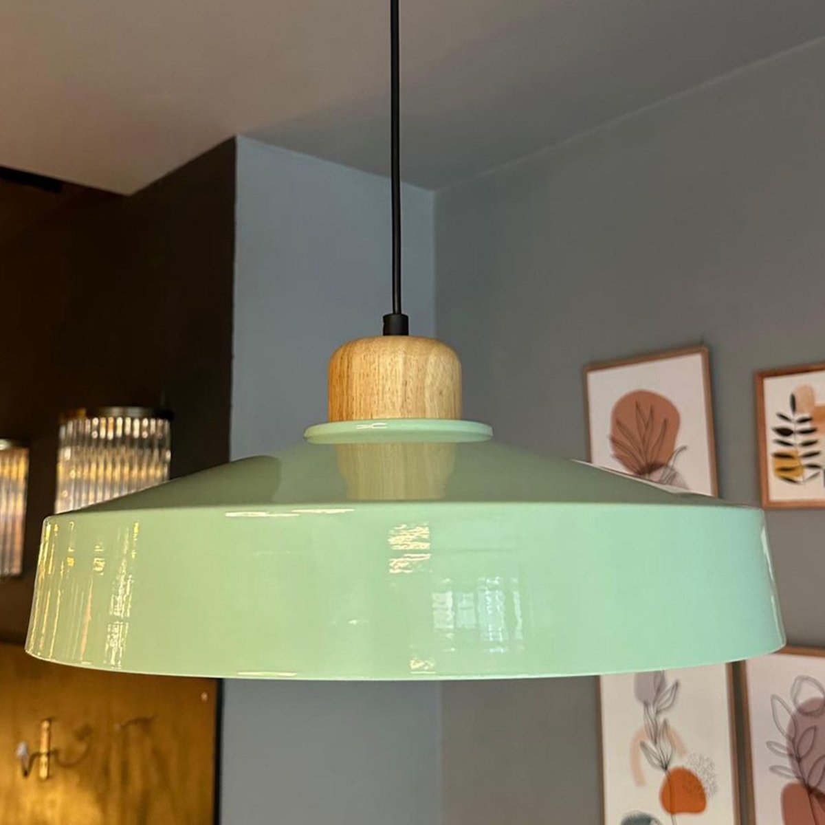 Bamyum Ace Hanglamp Industrieel Metaal Ø39 cm, Vintage Hanglamp, E27 Pendellamp