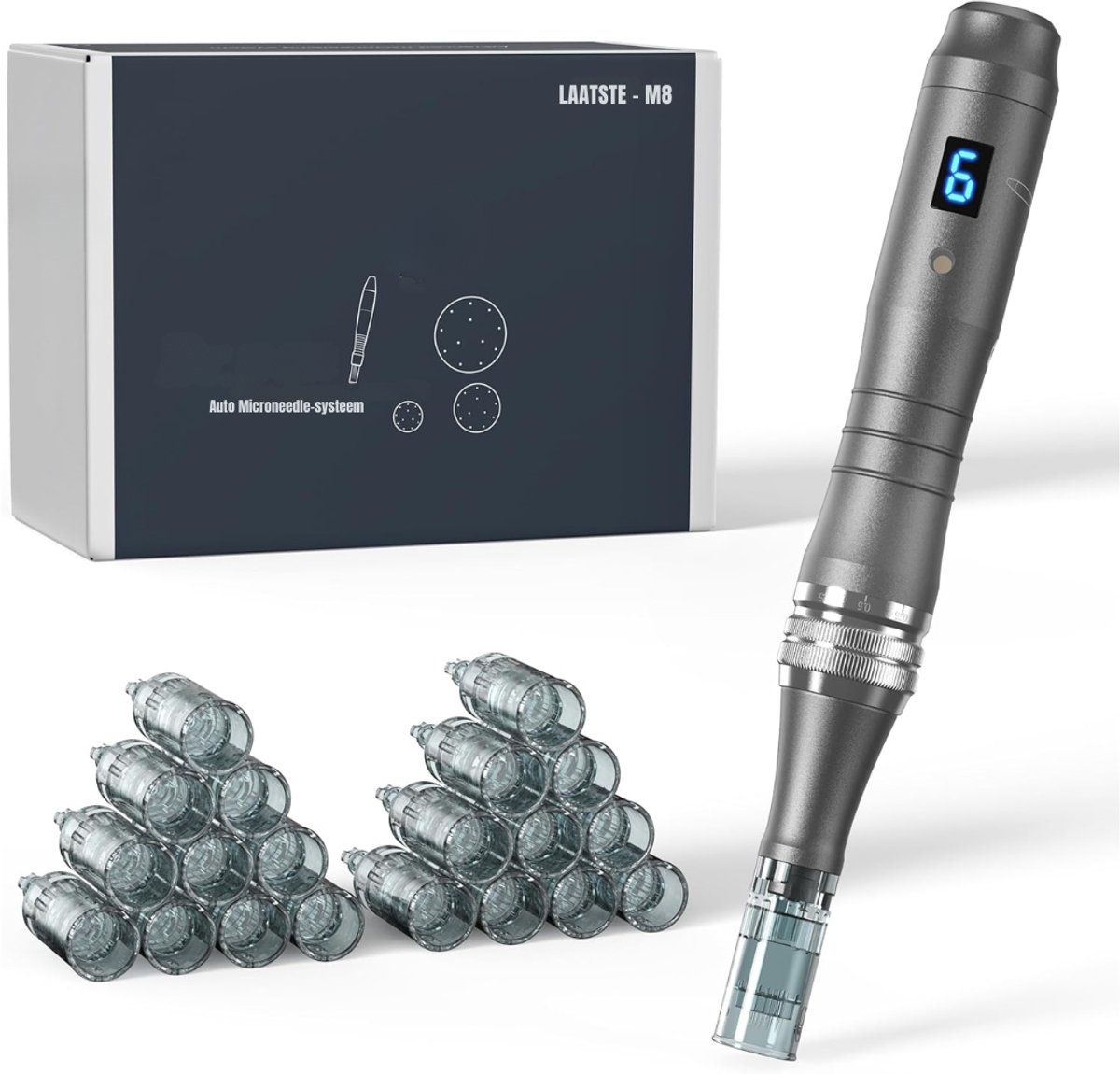 Aura® Laserpen - Laser - Pen - Lichtgrijs - 18cm x 13cm x 6cm