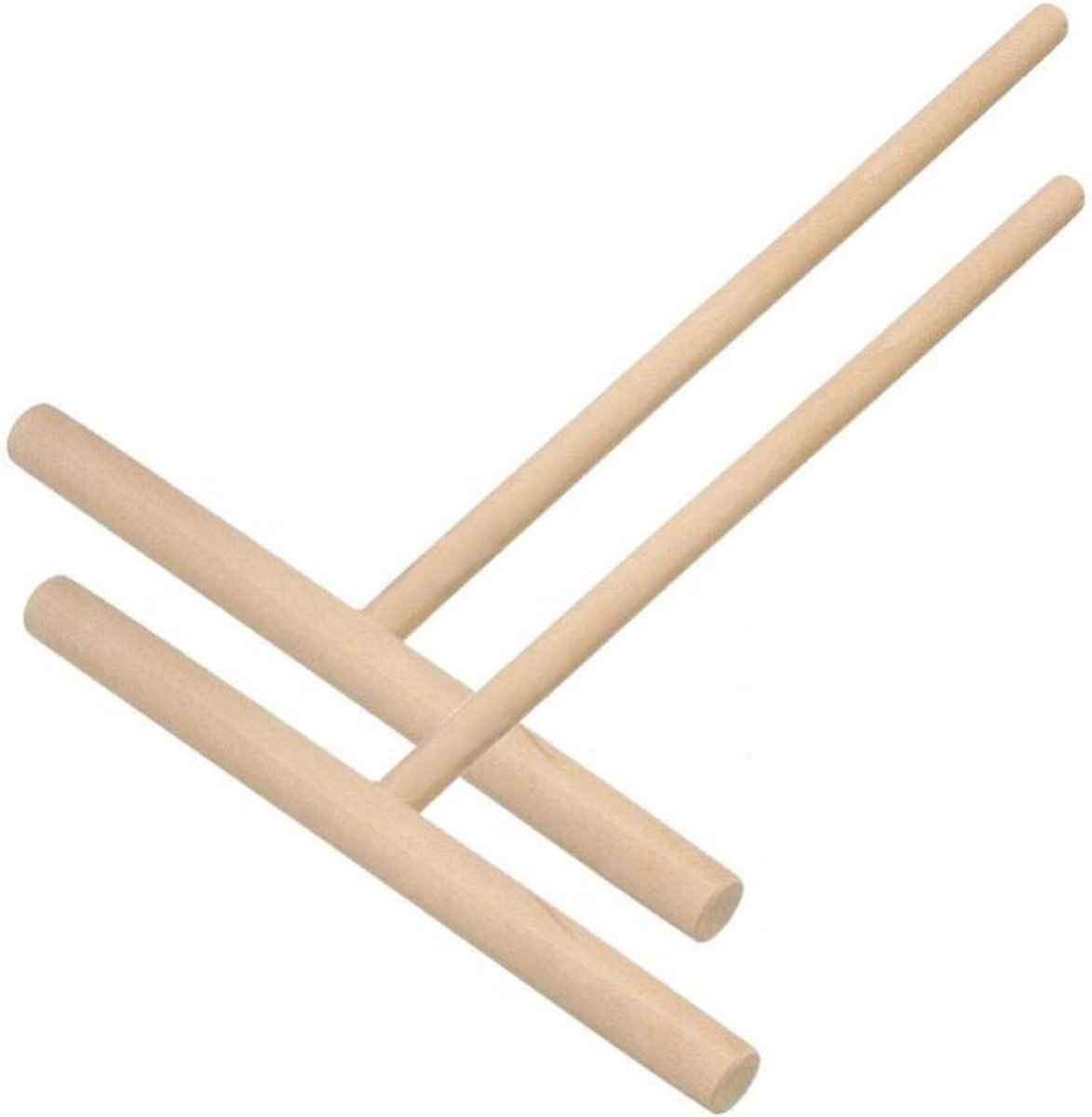 Houten Pannenkoek Beslagspreider Set - 2 Stuks Keukengerei voor Crêpes