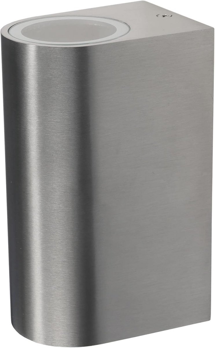 Dubbele IP44 Buitenwandlamp RVS - Up/Downlighter voor Huis, Tuin en Pad
