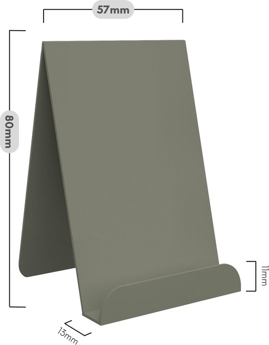 Carrelage standard en métal - Support pour carrelage JOY Sage - HOYA living (support pour carrelage - carrelage standard en acier - support pour carrelage en métal - convient également pour les carrelages Story )