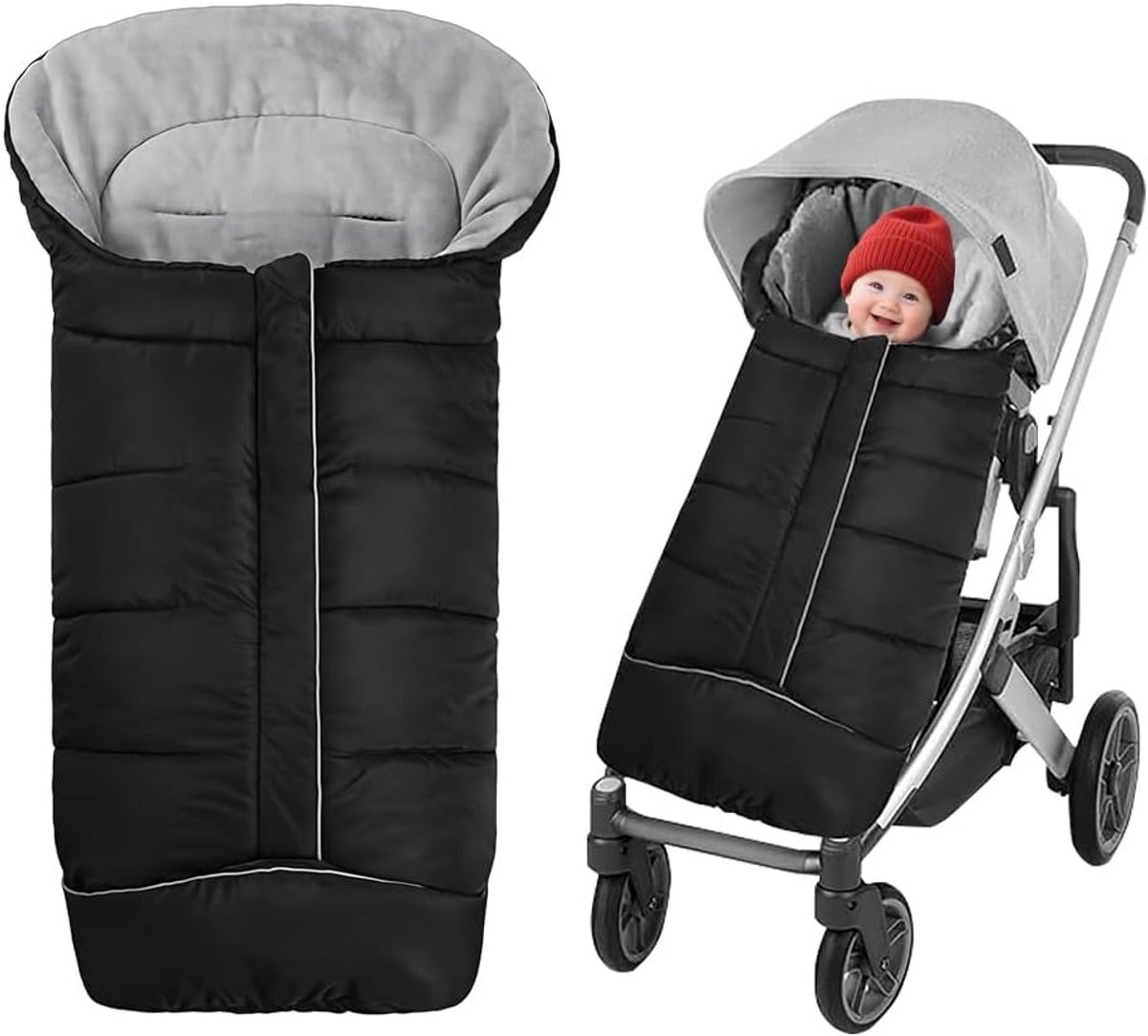 Waterdichte Winter voetenzak voor Kinderwagen en Buggy - Warm en Universeel