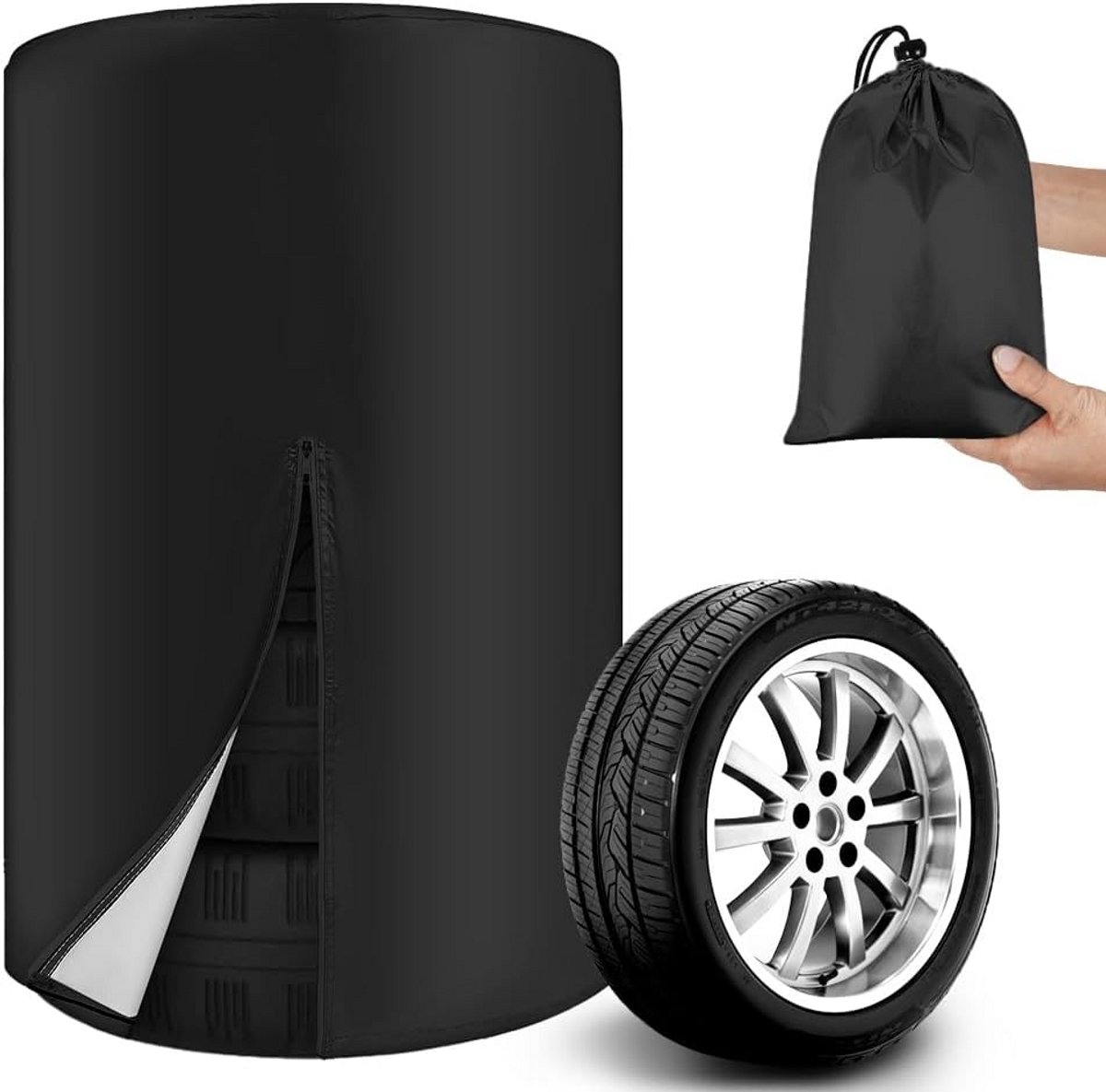 Universele Reservewielhoes voor Auto, Waterdicht en UV-bestendig, Geschikt tot 85 cm
