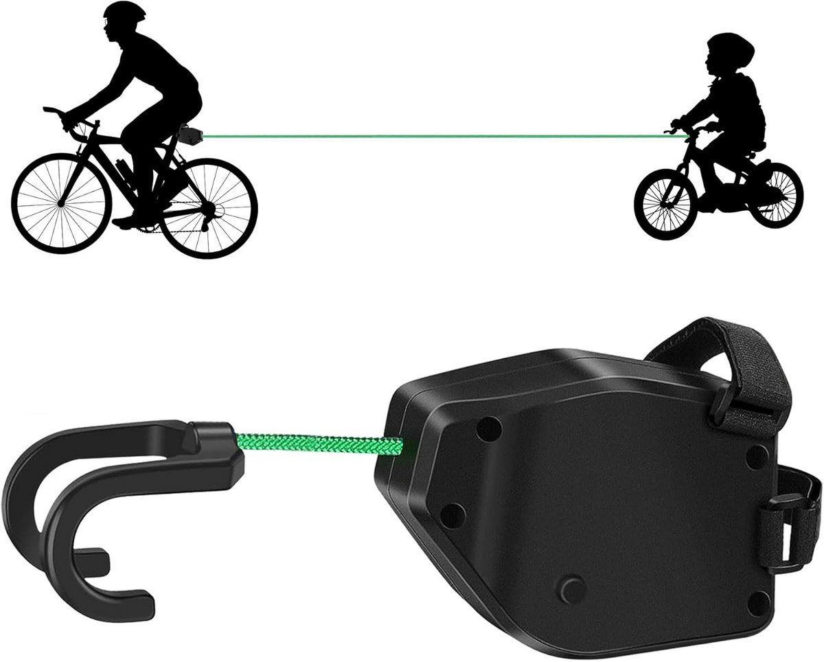 Fietsveiligheidstouw voor Kinderen 2,5 Meter - Ouder-Kind Tractiekabel voor Fietsen