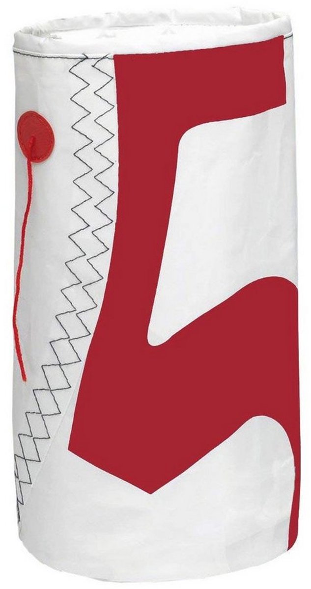 Zeildoek wijnkoeler voor 1 fles Rood