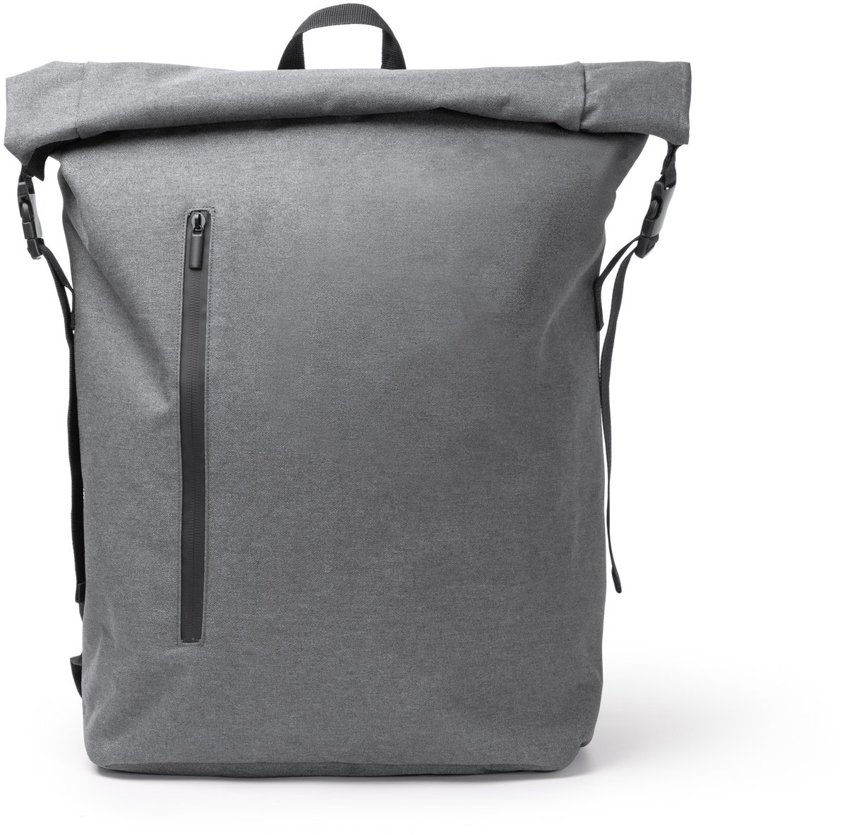 Rugzak van gerecyclede flessen, laptop vak binnenzijde met kleinere vakken, reflecterende details, 30 liter, kleur Grijs