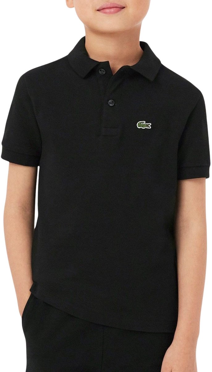 Lacoste Petit Pique SS Polo Jongens Zwart
