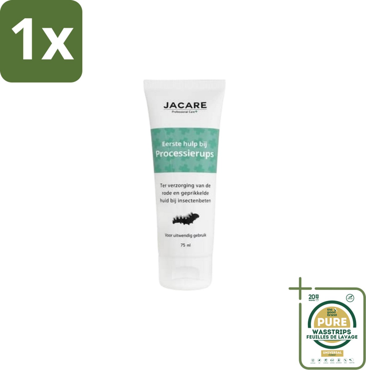 1 x Jacare – Gel – Processierups – 75 ml- Processierups Gel - Insectenbeten - Jeuk - Huidirritatie - Roodheid