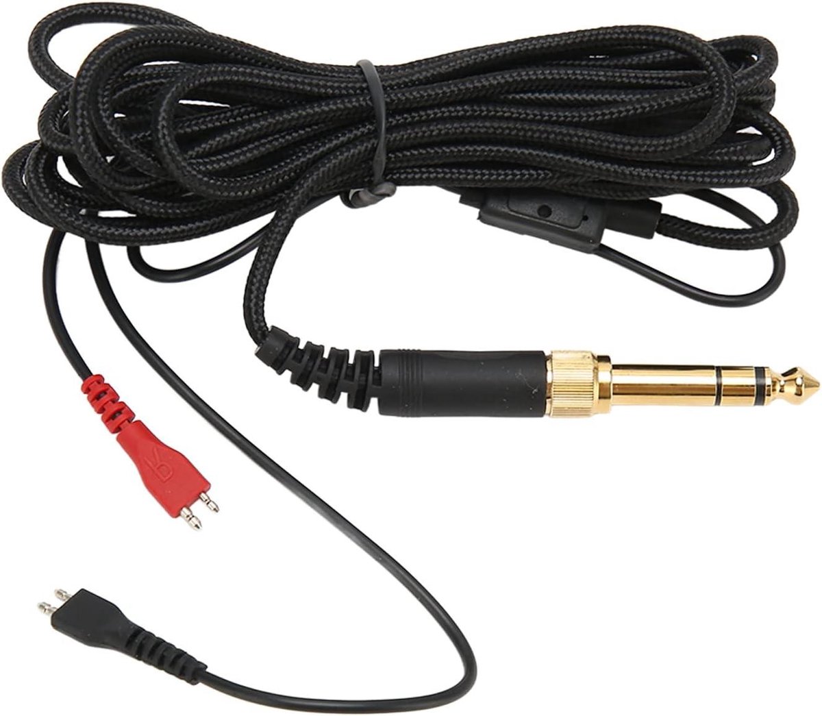 Vervangende geweven hoofdtelefoonkabel, 9,8 m lang, voor draagbare hoofdtelefoons.