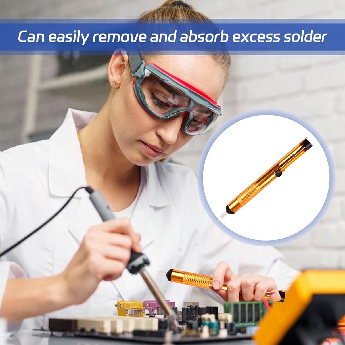 Set van 2 Desoldeerpompen voor Elektronica en Reparatie