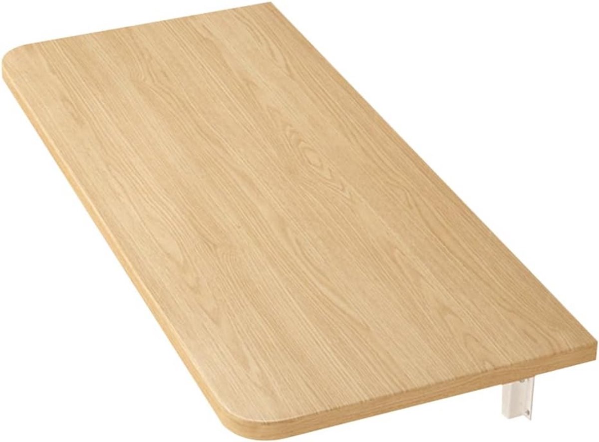 Inklapbaar Wandbureau 60x30 cm - Zwevende Werktafel voor Laptop - Ruimtebesparend Bureau Walnoot