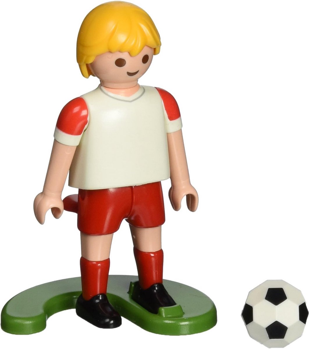 Voetballer Polen Speelfiguur met Bal en Doelwand - Nederlands Elftal Speelgoed