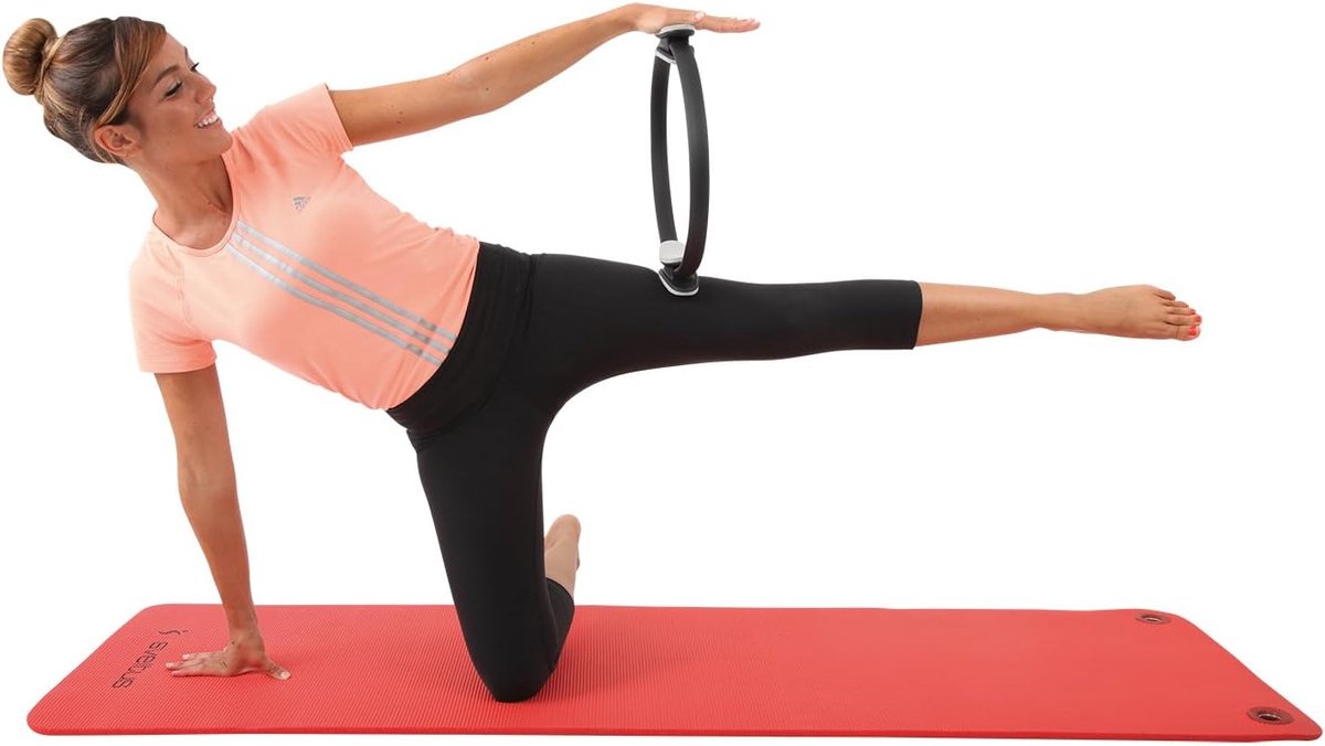 Losse Grijze Pilates Ring – Fitness Ring voor Yoga, Pilates & Core Training – Thuis en Sportschool