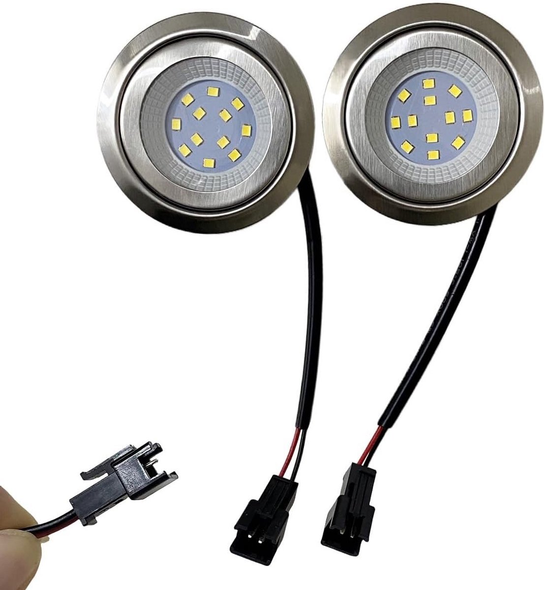 2x LED Verlichting voor Afzuigkap - E14 Spot Vervangen voor 20W Halogeen - Warm Wit - 12V/220V