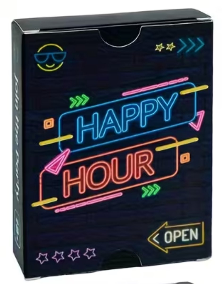 FA-VE Happy Hour Partyspel – 50 Kaarten – Drankspel voor Volwassenen – Gezelschapsspel voor Feestjes & Avonden