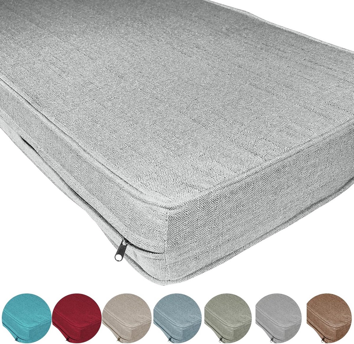 Comfortabel Linnen Zitkussen voor Bank en Stoel - 90x60 cm Beige