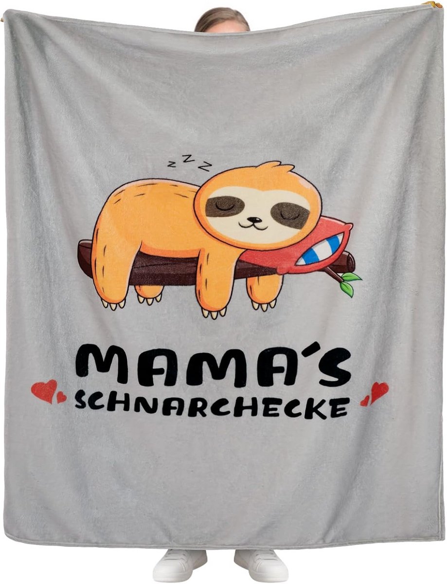 Luxe Fluwelen Knuffeldeken voor Moeder - Warm en Zacht Cadeau voor Moederdag, Verjaardag en Kerst