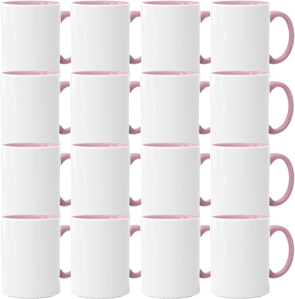 72x Sublimatie Mokken (Roze) - Ideaal voor Hittepers en Foto Printen - AAA Kwaliteit